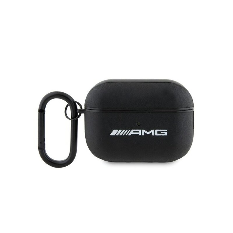 Etui AMG Leather White Logo do Apple AirPods Pro 2 gen Czarny