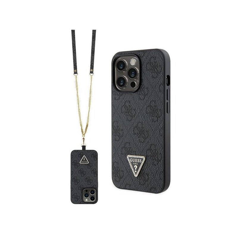 Etui GUESS Crossbody 4G Metal Logo iPhone 13/13 Pro Czarny