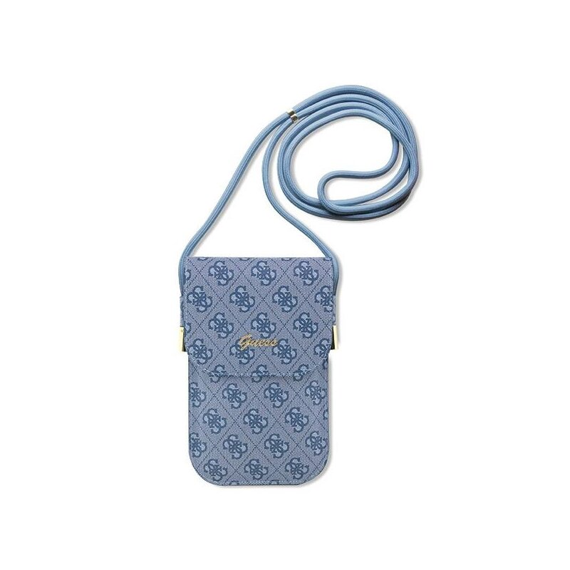 Etui GUESS 4G Metal Script logo Niebieski
