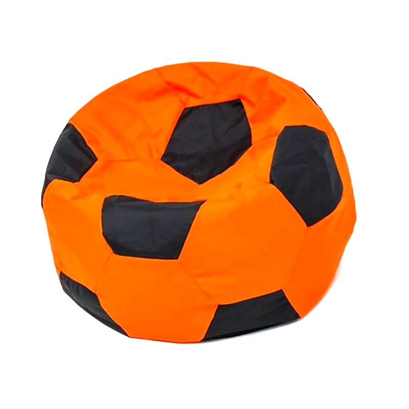 Pufa worek GO GIFT Piłka 2 XL Pomarańczowo-czarny 120 cm