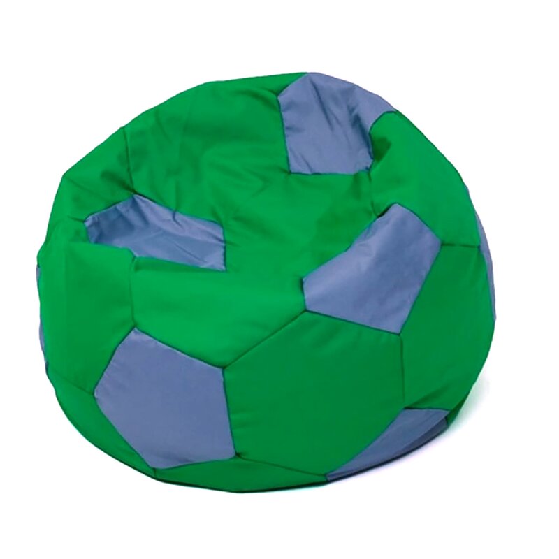 Pufa worek GO GIFT Piłka 5 L Zielono-szary 80 cm
