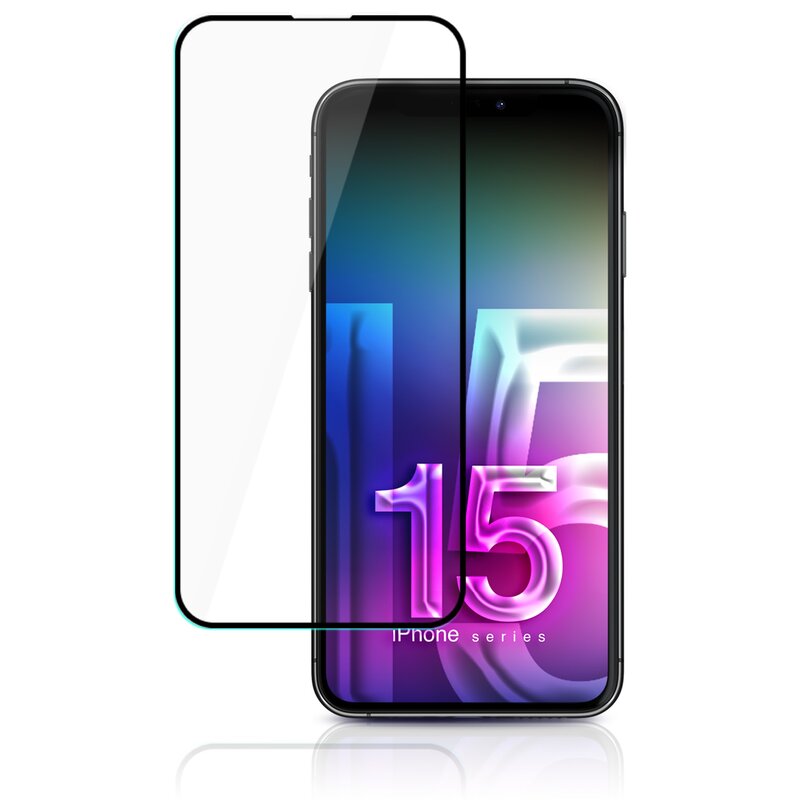 Szkło hartowane 3MK HardGlass Max Lite do Apple iPhone 15