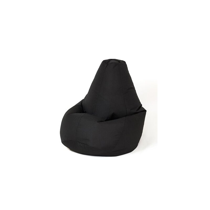 Pufa worek GO GIFT Sako Grusza XL Czarny 130 x 90 cm