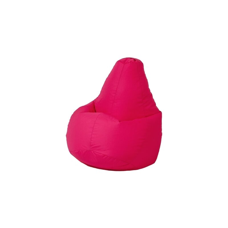 Pufa worek GO GIFT Grusza XL Fuksjowy 130 x 90 cm