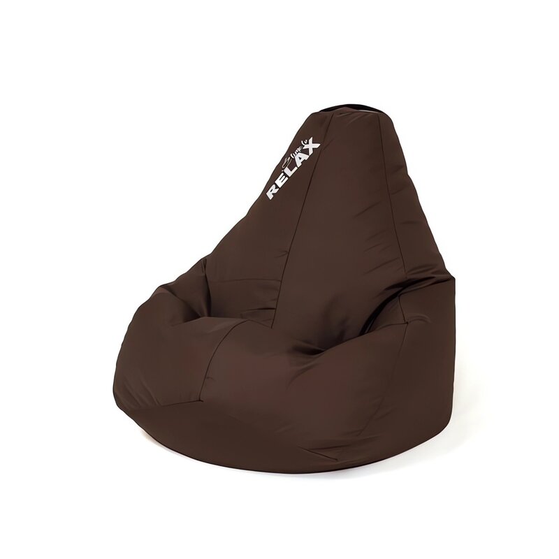 Pufa worek GO GIFT Grusza XXL Czekoladowy 140 x 100 cm