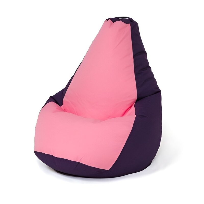 Pufa worek GO GIFT Gruszka XL Fioletowo-różowy 130 x 90 cm