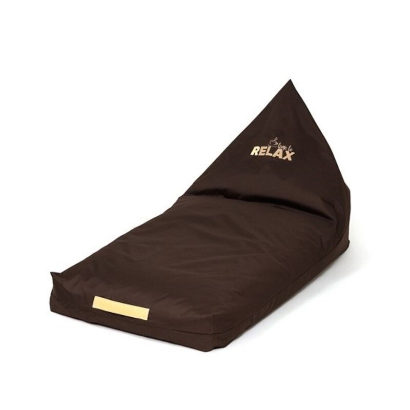 Pufa worek GO GIFT Materac XXL BrÄ zowy 160 x 80