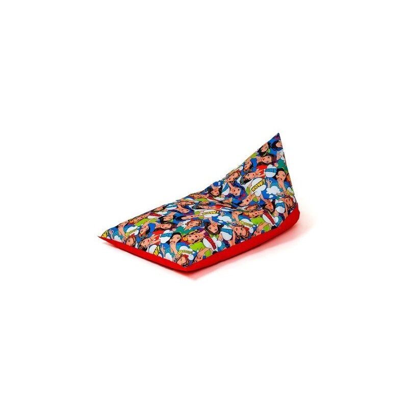 Pufa worek GO GIFT Materac XXL Druk-czerwony 160 x 80 cm