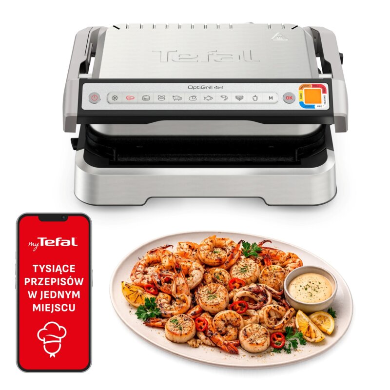 Grill elektryczny TEFAL GC774D30 Optigrill 4w1