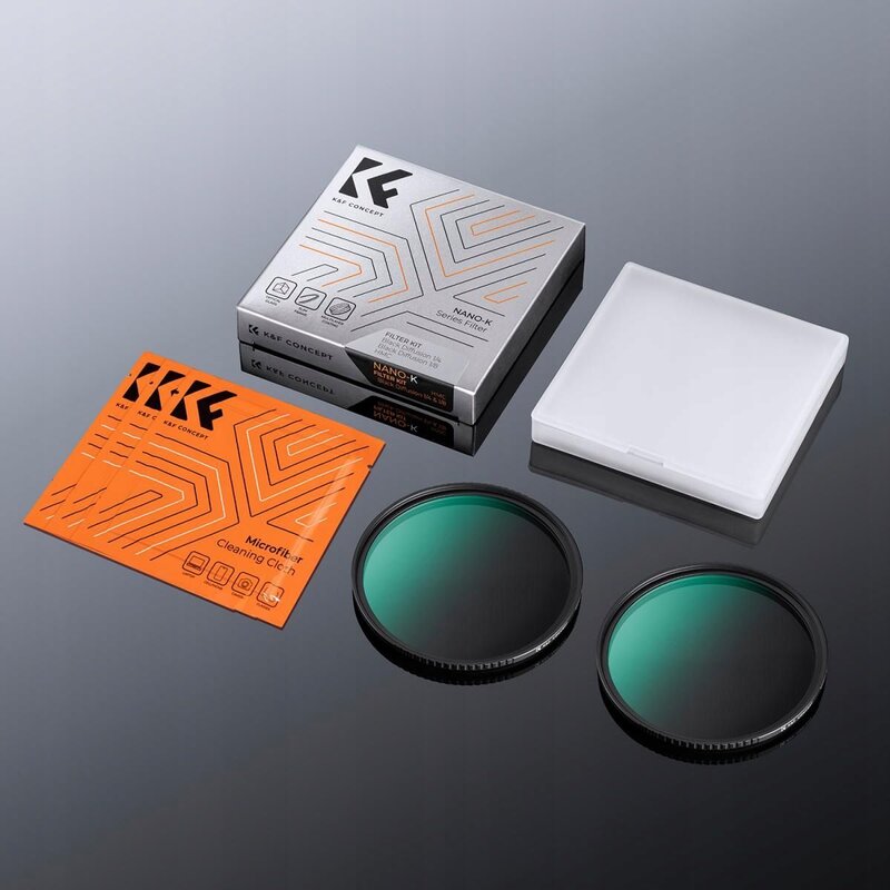 Zestaw filtrów K&F CONCEPT Black Diffusion 1/4 i 1/8 (49 mm)