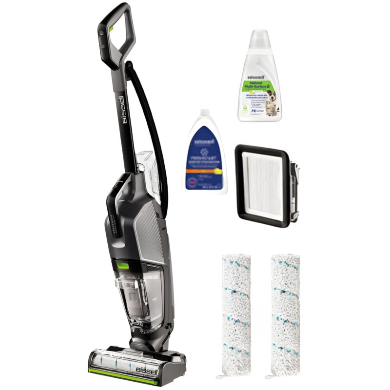 Odkurzacz pionowy BISSELL CrossWave HydroSteam Pet Pro 3528N separacja wody Przewodowy (Mopujący)