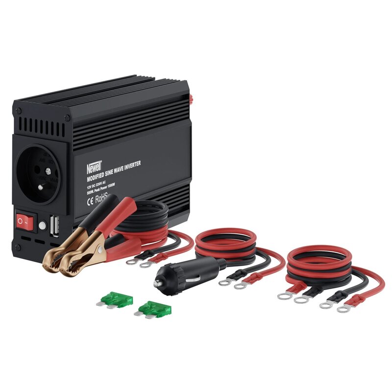 Przetwornica NEWELL 12V na 230V 500W Modyfikowana sinusoida