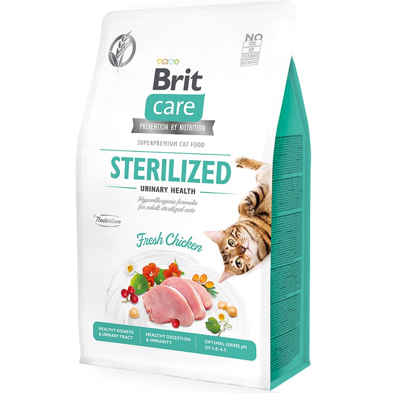 Karma dla kota BRIT CARE Grain Free Sterilized Urinary Kurczak 2 kg