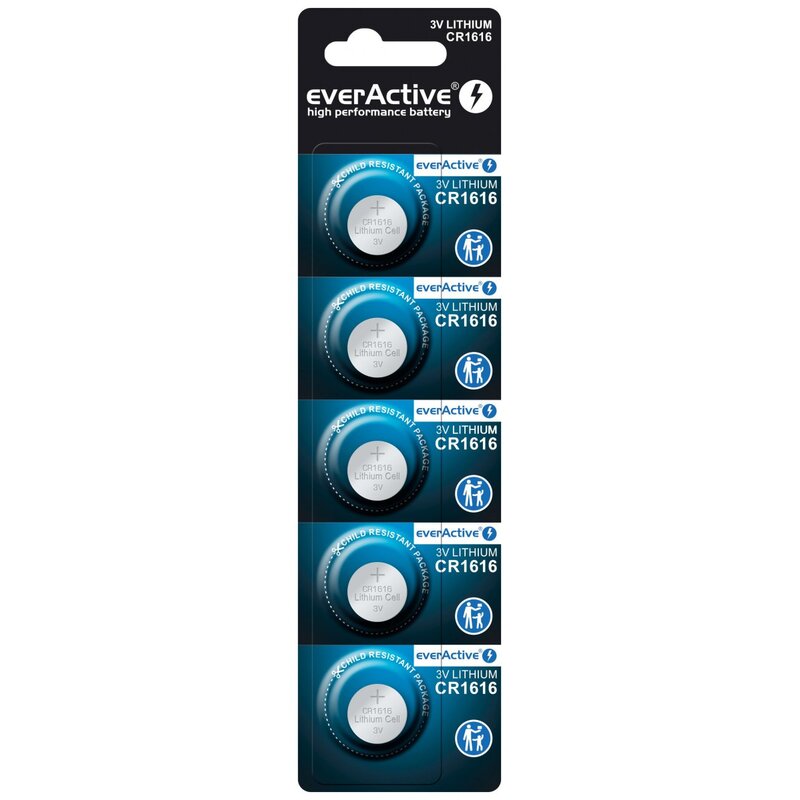EVERACTIVE BATERIA LITOWA CR1616 5 SZT. CR16165BL