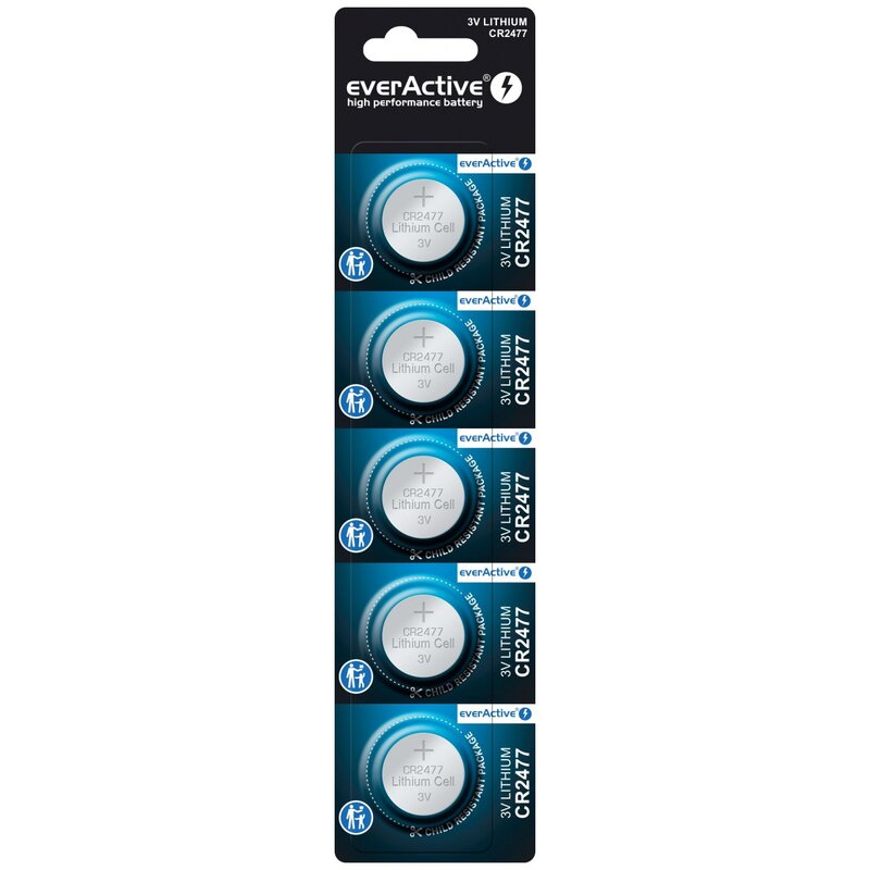 everActive Baterie litowe mini CR2477 blister 5 szt.