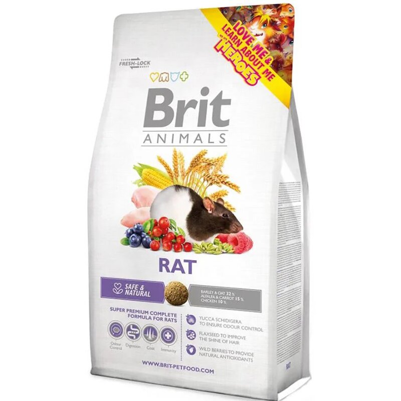 Karma dla gryzoni BRIT Animals Rat Complete 300 g