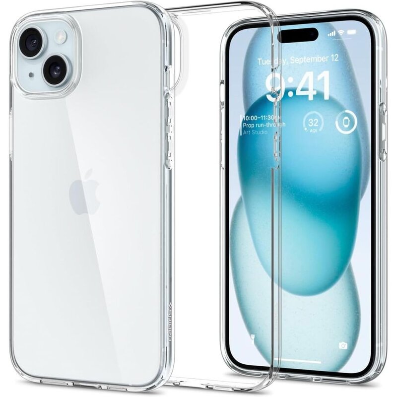 Spigen Liquid Crystal do iPhone 15 crystal clear