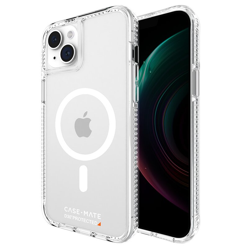 Etui CASE-MATE Ultra Tough Plus D30 MagSafe do Apple iPhone 15 Plus Przezroczysty