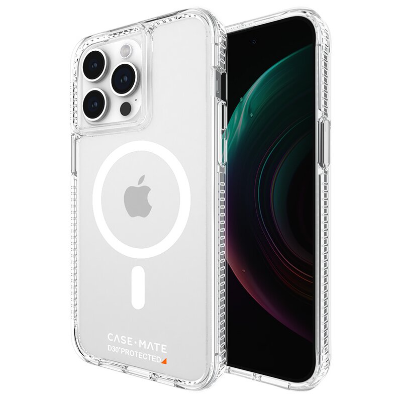 Etui CASE-MATE Ultra Tough Plus D3O MagSafe do Apple iPhone 15 Pro Max Przezroczysty