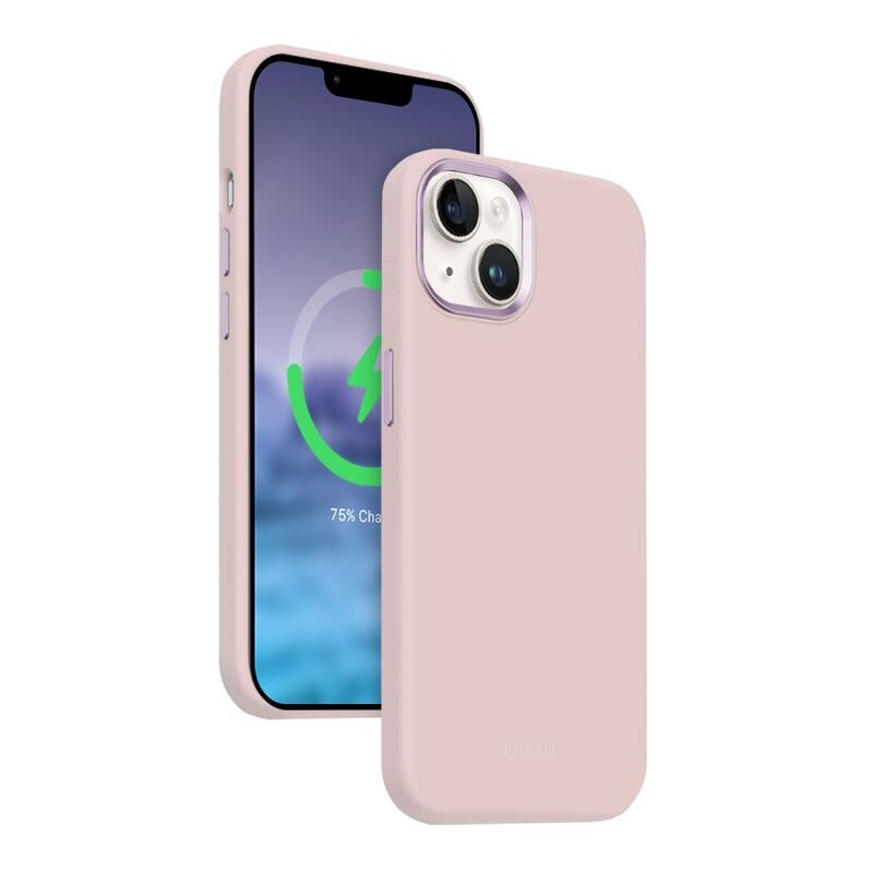 Etui CRONG Color Cover LUX Magnetic MagSafe do Apple iPhone 15 Plus Różowy