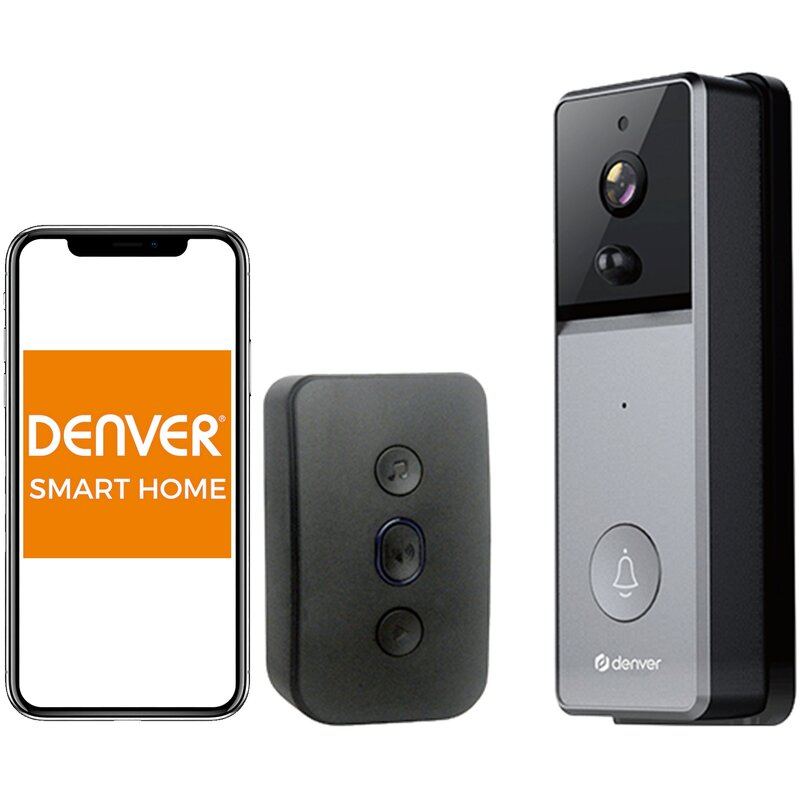 Zestaw wideodomofonowy DENVER VDB-216 Bezprzewodowy Wi-Fi