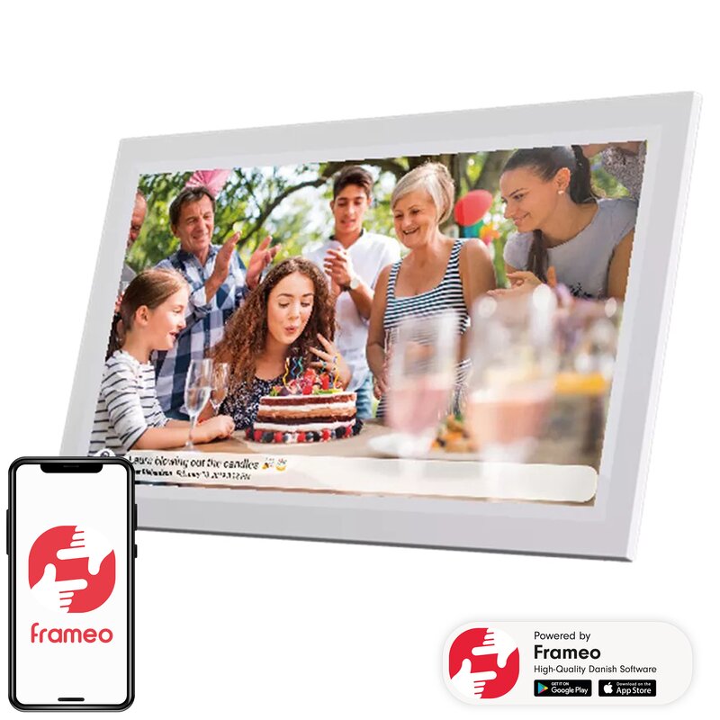 Ramka cyfrowa DENVER Frameo PFF-1503W Biały