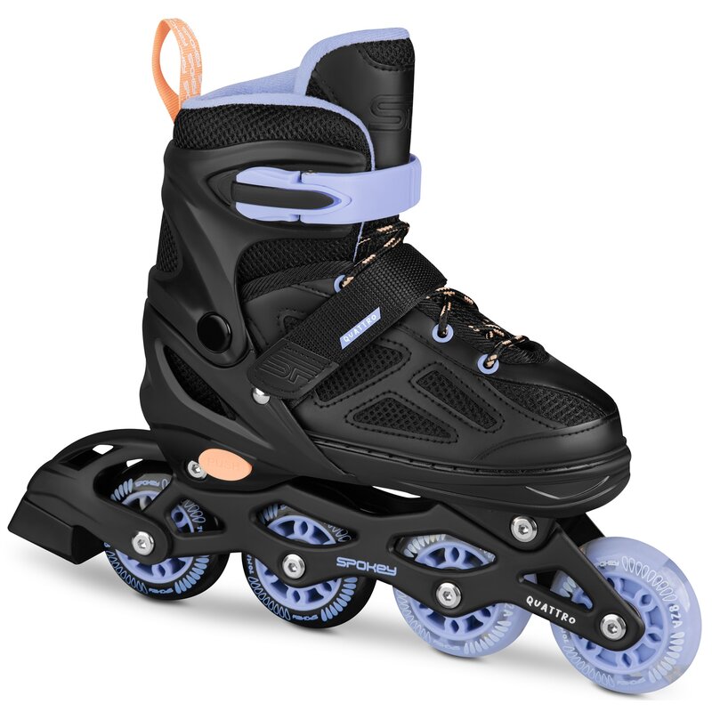 Łyżworolki SPOKEY Quattro 4w1 (rozmiar 34-37) Czarno-fioletowy