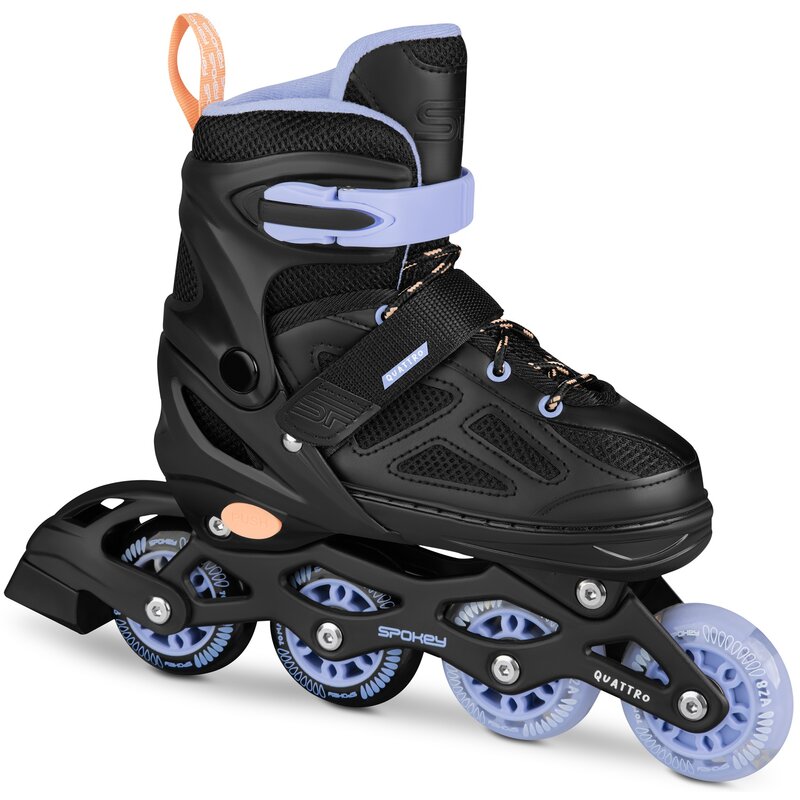 Łyżworolki SPOKEY Quattro 4w1 (rozmiar 38-41) Czarno-fioletowy