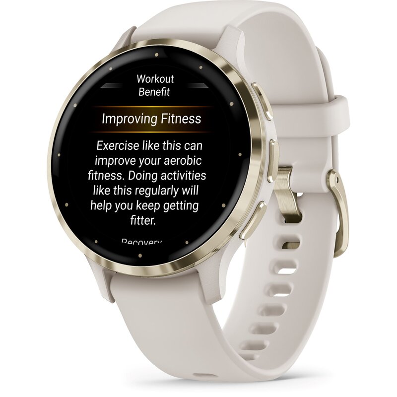 Zegarek sportowy GARMIN Venu 3s 41mm Biało-złoty
