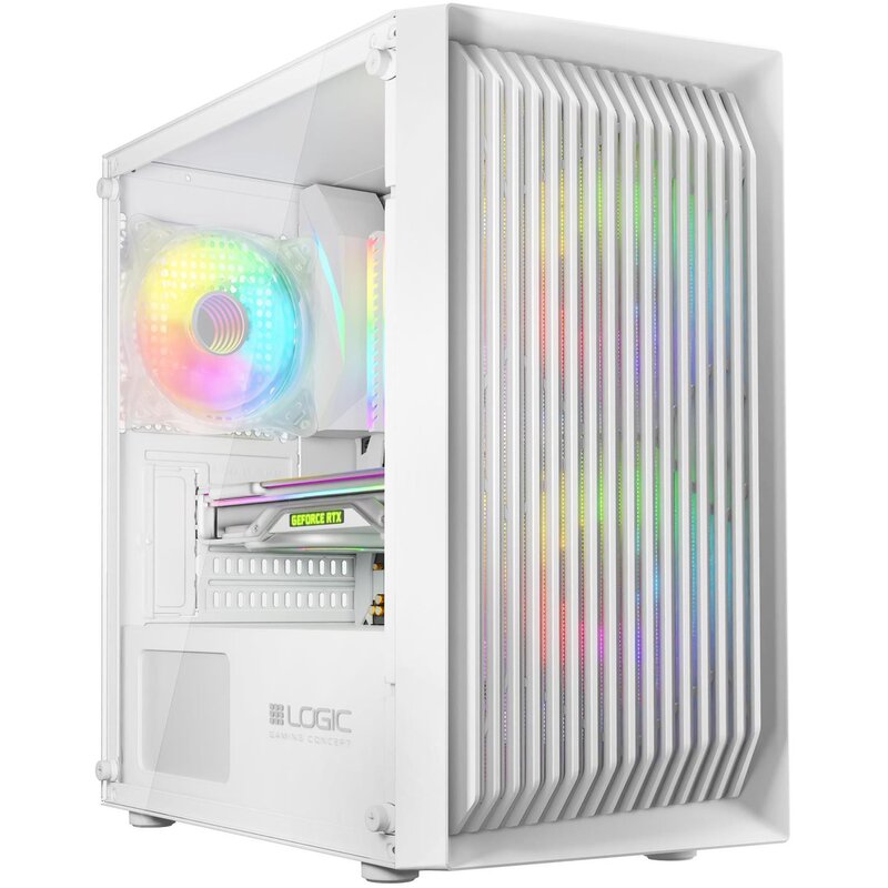 Logic Atos ARGB Biały