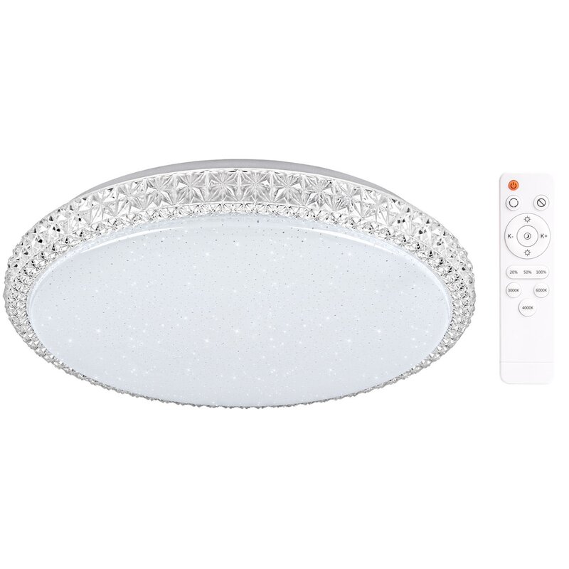 Plafon sufitowy GOLDLUX Irina Led 40 310750 Biały + pilot