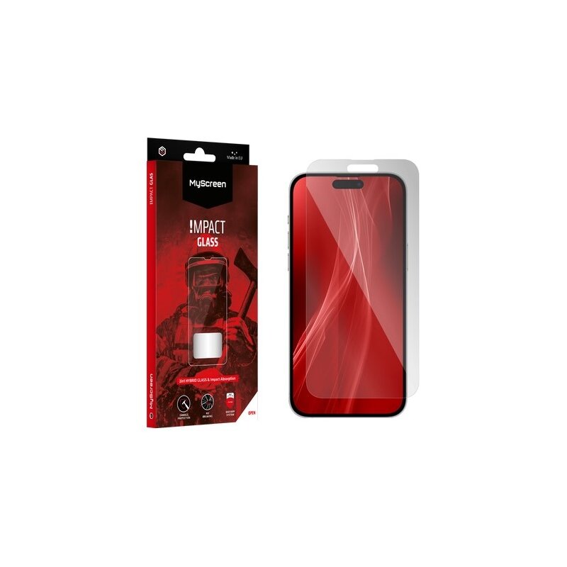 Szkło hybrydowe MYSCREEN Impact Glass do Apple iPhone 15 Pro