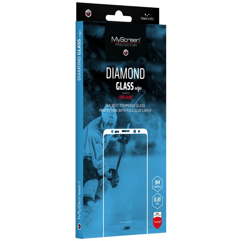 Szkło hartowane MYSCREEN Diamond Glass Edge do Apple iPhone 15 Plus Czarny