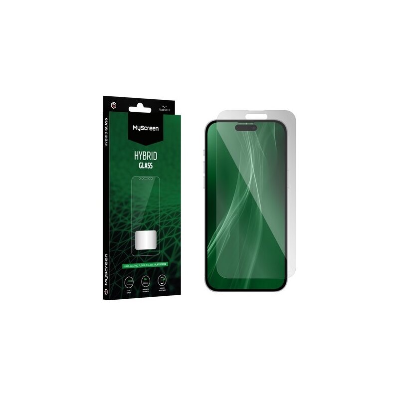 Szkło hybrydowe MYSCREEN Hybrid Glass do Apple iPhone 15 Pro Max