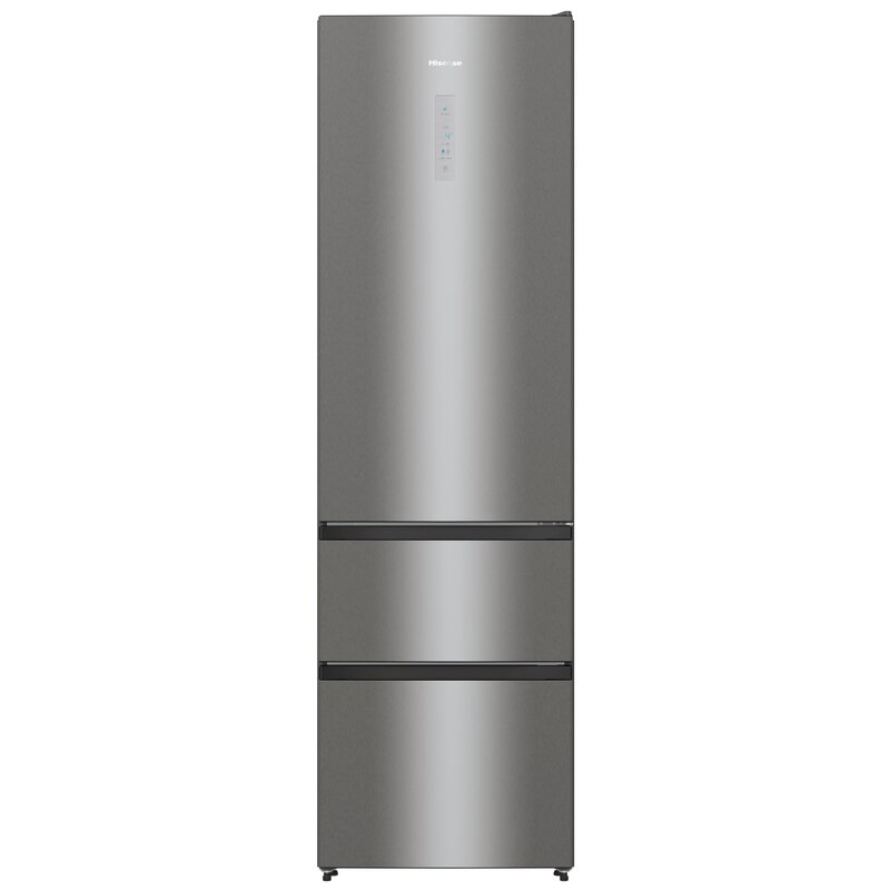 Lodówka HISENSE RM469N4ACE 3D No frost 200cm Stalowo-szara