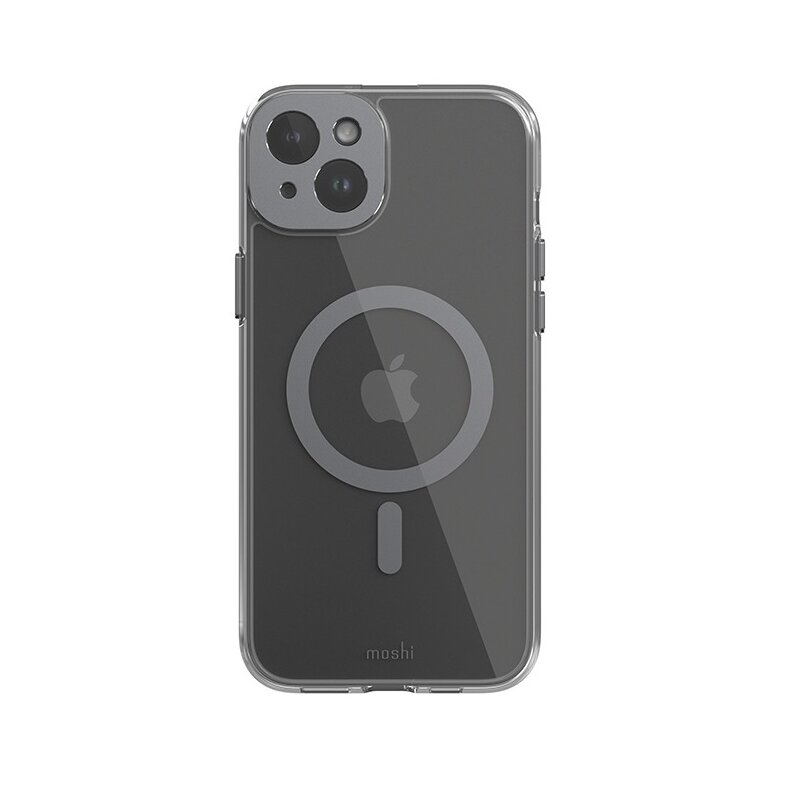 Etui MOSHI iGlaze MagSafe do Apple iPhone 15 Plus Szary