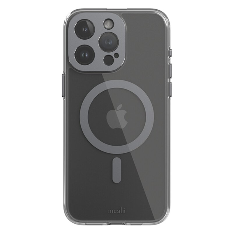 Etui MOSHI iGlaze MagSafe do Apple iPhone 15 Pro Max Szary