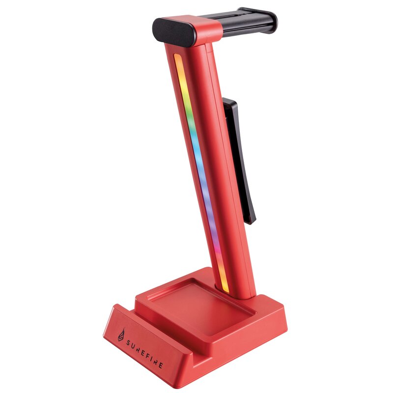 Stojak na słuchawki SUREFIRE Vinson N1 Dual Balance Gaming RGB, Wysokość 280 mm