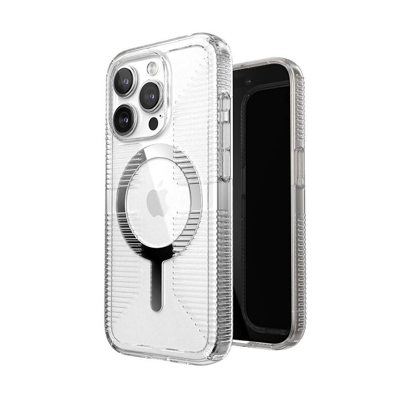 Etui SPECK Gemshell Grip MagSafe do Apple iPhone 15 Pro Przezroczysty