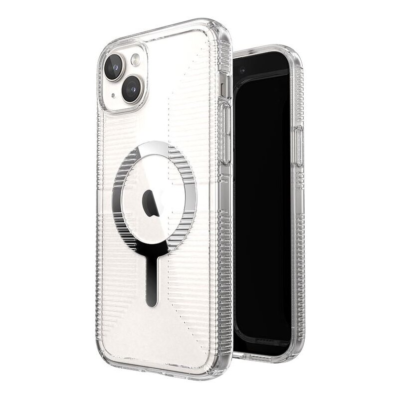 Etui SPECK Gemshell Grip MagSafe do Apple iPhone 15 Plus Przezroczysty
