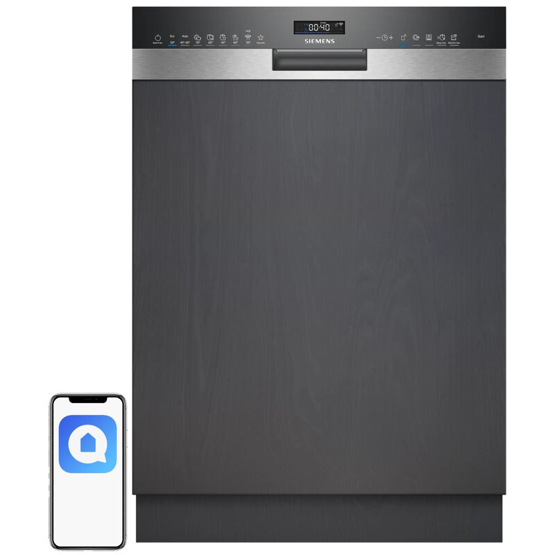 Siemens iQ500 SN55ZS07CE 59,8cm Szuflada na sztućce Zdalne sterowanie