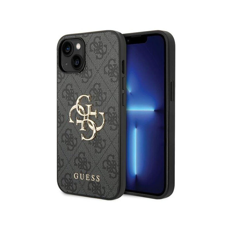 Etui GUESS 4G Big Metal Logo do Apple iPhone 13/14/15 Szary