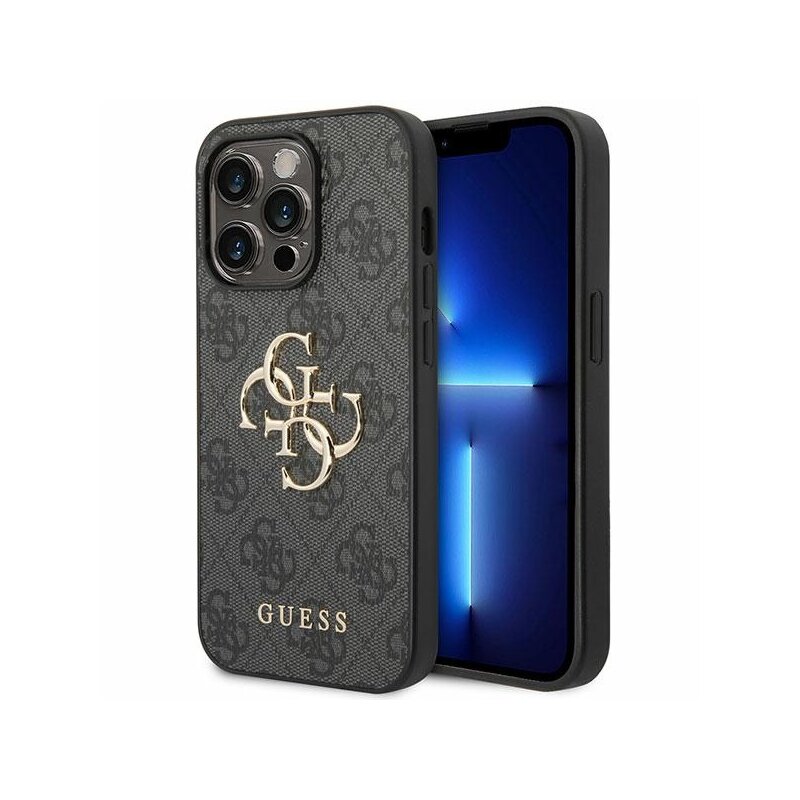 Etui GUESS 4G Big Metal Logo do Apple iPhone 15 Pro Max Szary