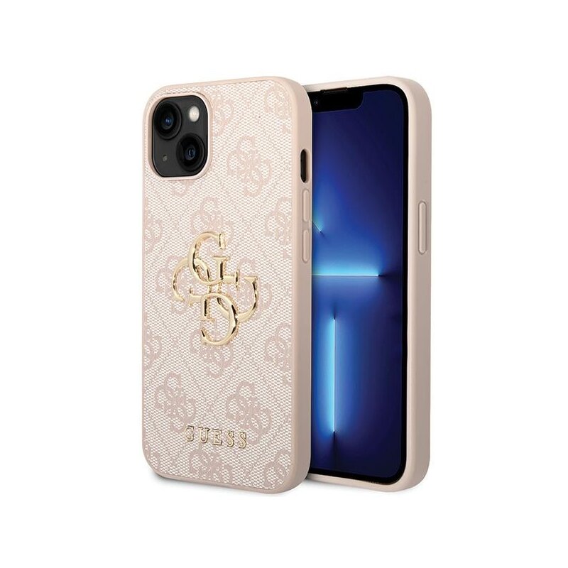 Etui GUESS 4G Big Metal Logo do Apple iPhone 13/14/15 Różowy