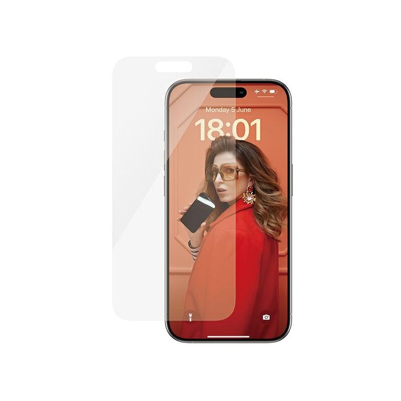 Szkło hartowane PANZERGLASS Classic Fit Screen Protection do Apple iPhone 15 Pro