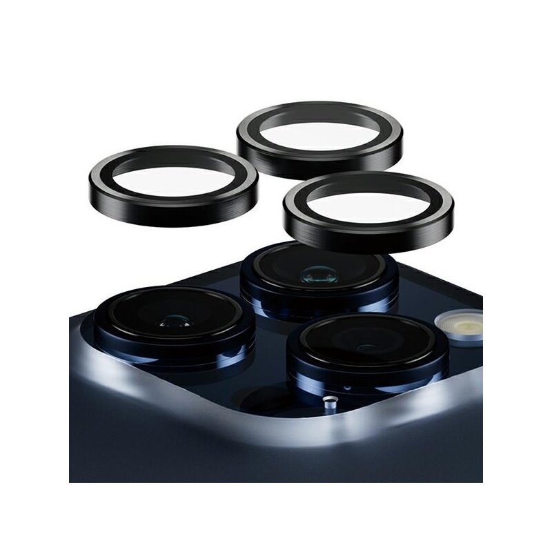 PanzerGlass Hoops Camera Lens Protector do iPhone 15 Pro/15 Pro Max Czarny