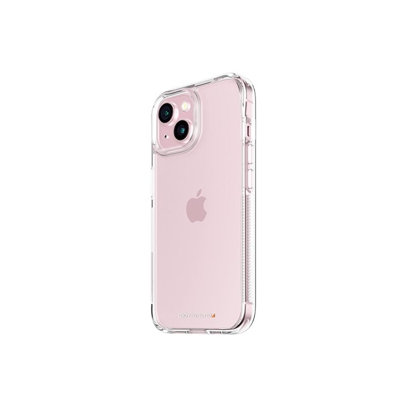 Etui PANZERGLASS HardCase do Apple iPhone 15 Przezroczysty + Szkło hartowane Ultra-Wide Fit Privacy + Szkło hartowane na obiektyw PicturePerfect Lens