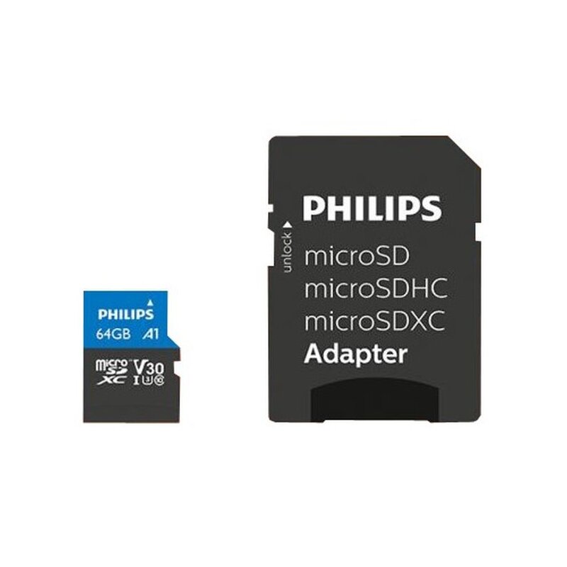 Karta pamięci PHILIPS Class SDXC 64GB + Adapter
