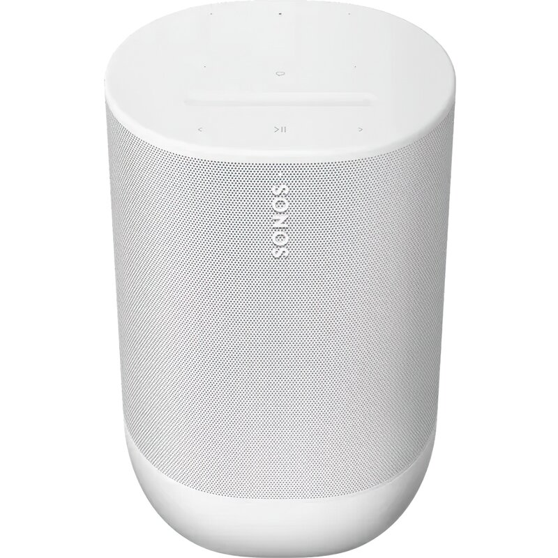 Głośnik Multiroom/Bluetooth SONOS Move 2 Biały, Wi-Fi, BT, AirPlay2, Bateria 24 godziny, Trueplay™, Sterowanie dotykowe, IPX56