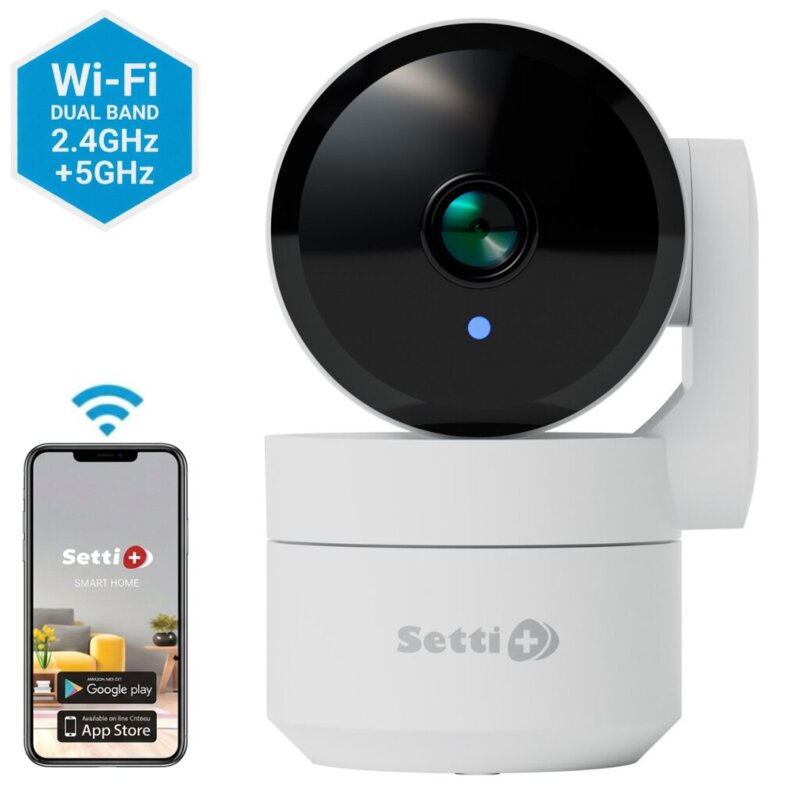 Kamera IP SETTI+ SC822 2MP Smart, Wewnętrzna, Wi-Fi, Kamera obrotowa